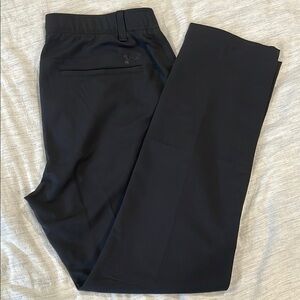 Under Armour Black Dress Pants Classic Straight-Leg